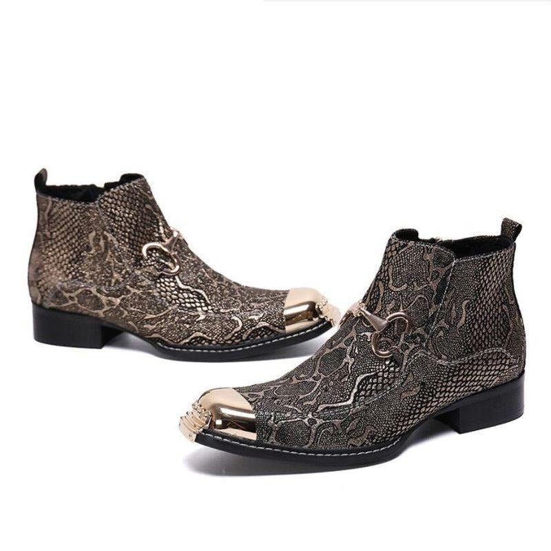 Herrestøvler Serpenté Dress Loafers - Guld