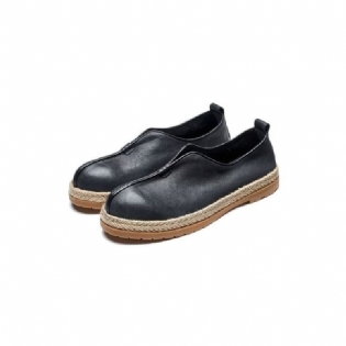 Loafers Til Mænd Chic Cowhide Slip-on