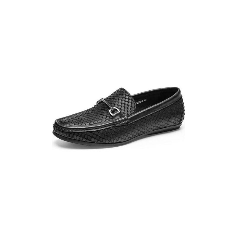 Loafers Til Mænd Eksotisk Metal Tå-slip-on-loafers