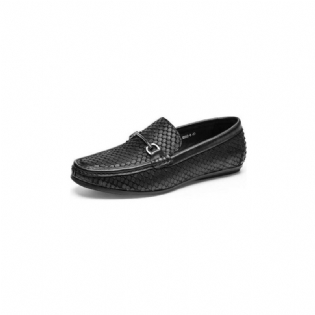 Loafers Til Mænd Eksotisk Metal Tå-slip-on-loafers