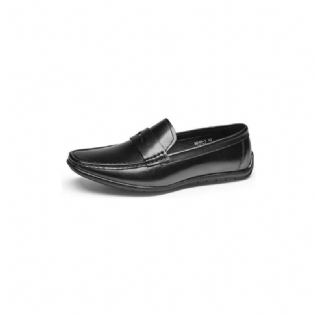 Loafers Til Mænd Eksotiske Firkantede Læder-slip-on