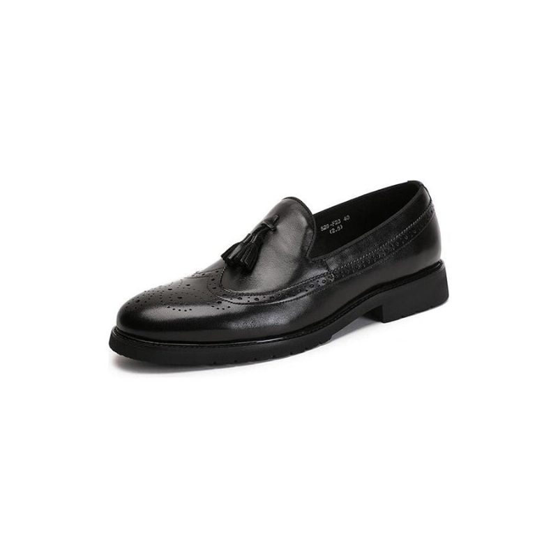 Loafers Til Mænd Eksotiske Slip-on Brogue Sko