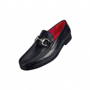 Loafers Til Mænd Elegante Slip On I Ægte Læder