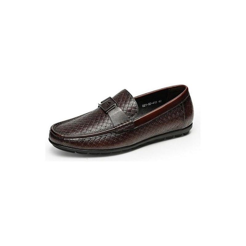 Loafers Til Mænd Exotic Chic Crocflex Slip-on Loafer Sko - Kaffe