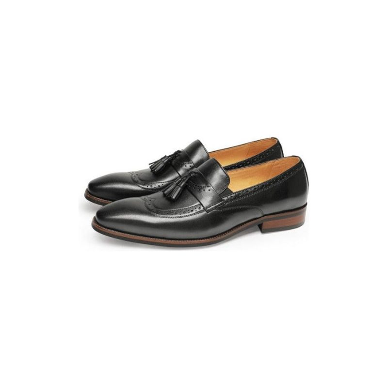 Loafers Til Mænd Exotic Slip On Brogue