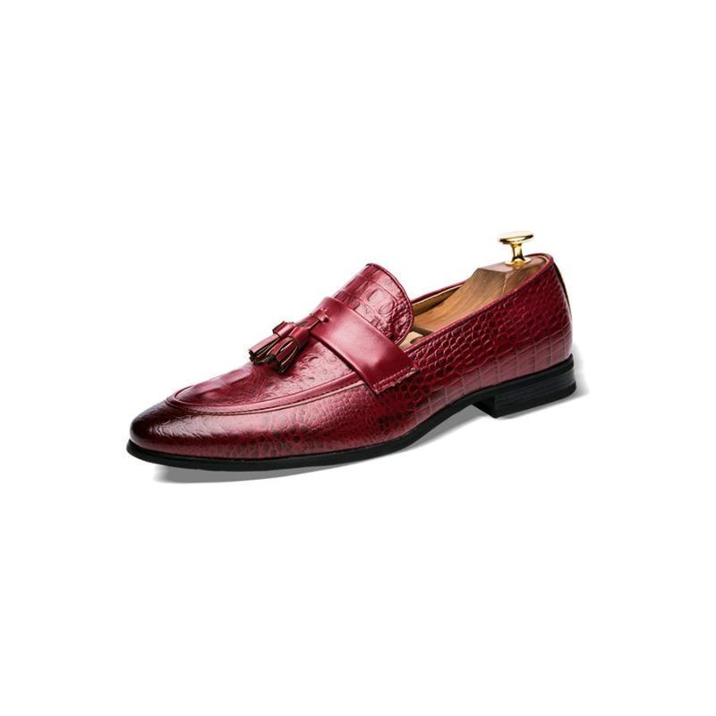 Loafers Til Mænd Lavish Croctassel Exotic Oxford