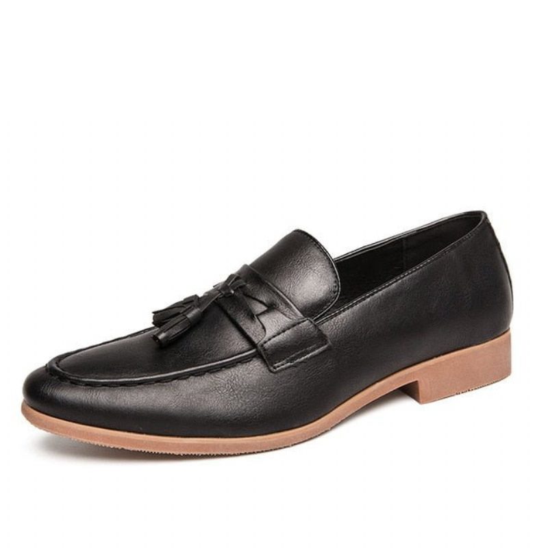 Loafers Til Mænd Lavish Croctassel Exotic Oxford - Sort 1