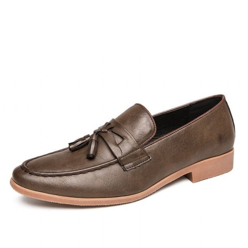 Loafers Til Mænd Lavish Croctassel Exotic Oxford - Kaffe 1