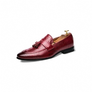 Loafers Til Mænd Lavish Croctassel Exotic Oxford