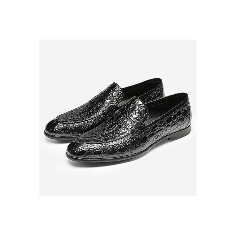 Loafers Til Mænd Luksus Croctex Summer Slip-on - Sort