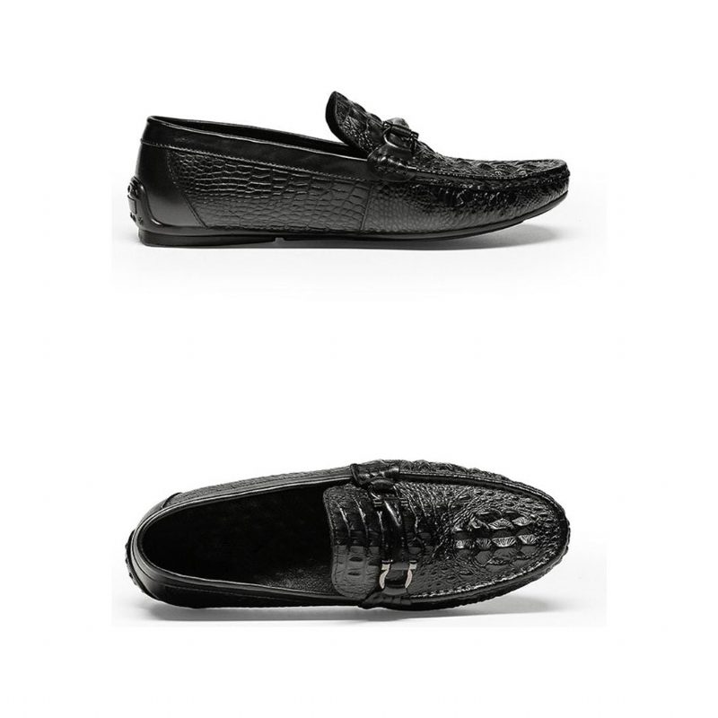 Loafers Til Mænd Luksus Croctex Vandtætte Slip-on - Sort