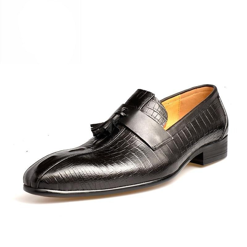 Loafers Til Mænd Luksus Slip-on - Sort