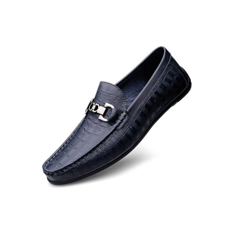 Loafers Til Mænd Modish Croctex Slip-on Driving - Blå