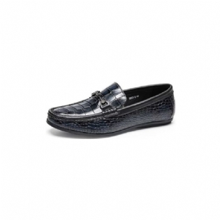 Loafers Til Mænd Modish Metal Toe Slip On