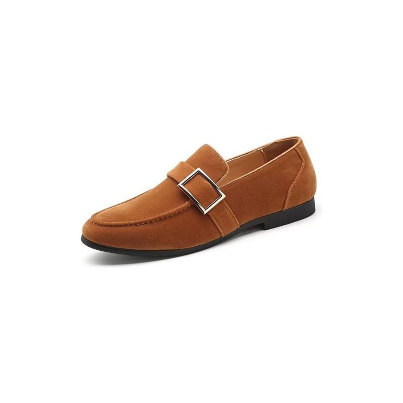 Loafers Til Mænd Modish Prægede Slip-on - Brun