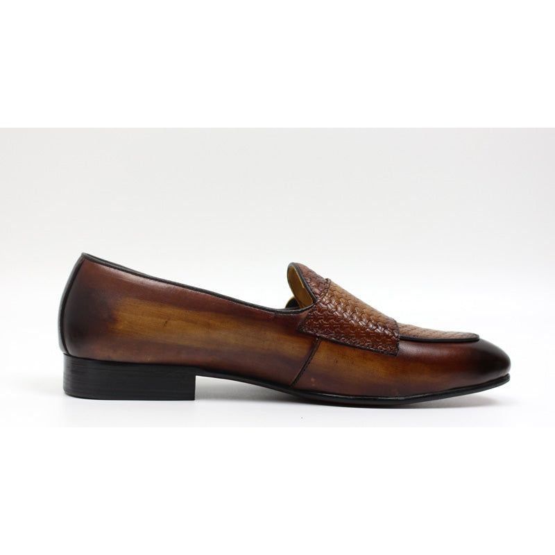 Loafers Til Mænd Suave Læder Monk Strap Bryllup - Kaffe