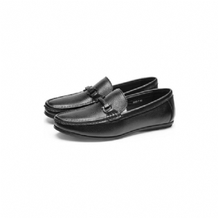 Loafers Til Mænd Weavingluxe Slip On I Læder