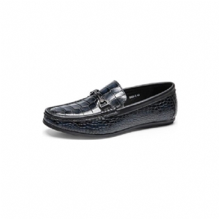 Mænd Loafers Luksus Alligator Print Læder Penny