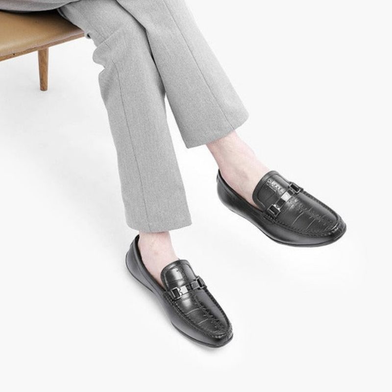 Mænd Loafers Luksus Eksotiske Vandtætte Slip-on - Sort