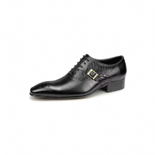 Mænds Formelle Sko Ægte Læder Elegante Bryllup Brogue