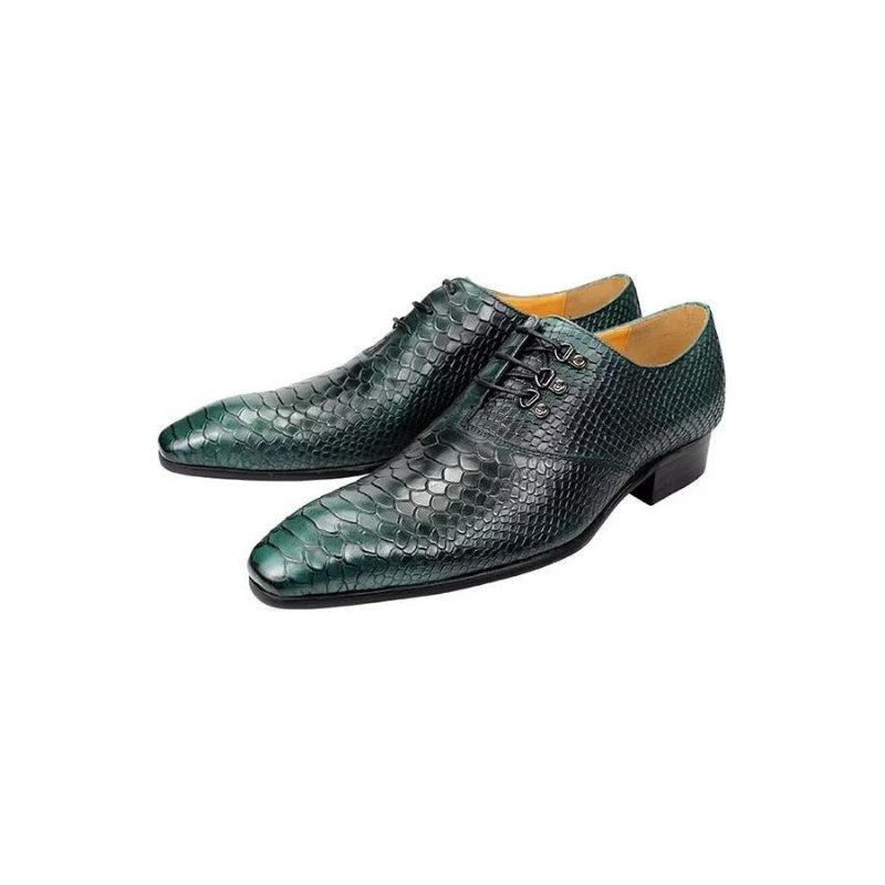 Mænds Formelle Sko Bryllup Brogues - Grøn