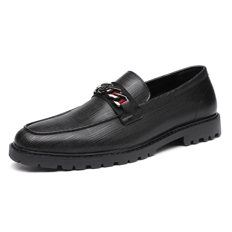 Mænds Formelle Sko Bryllup Derby Loafers - Hvid