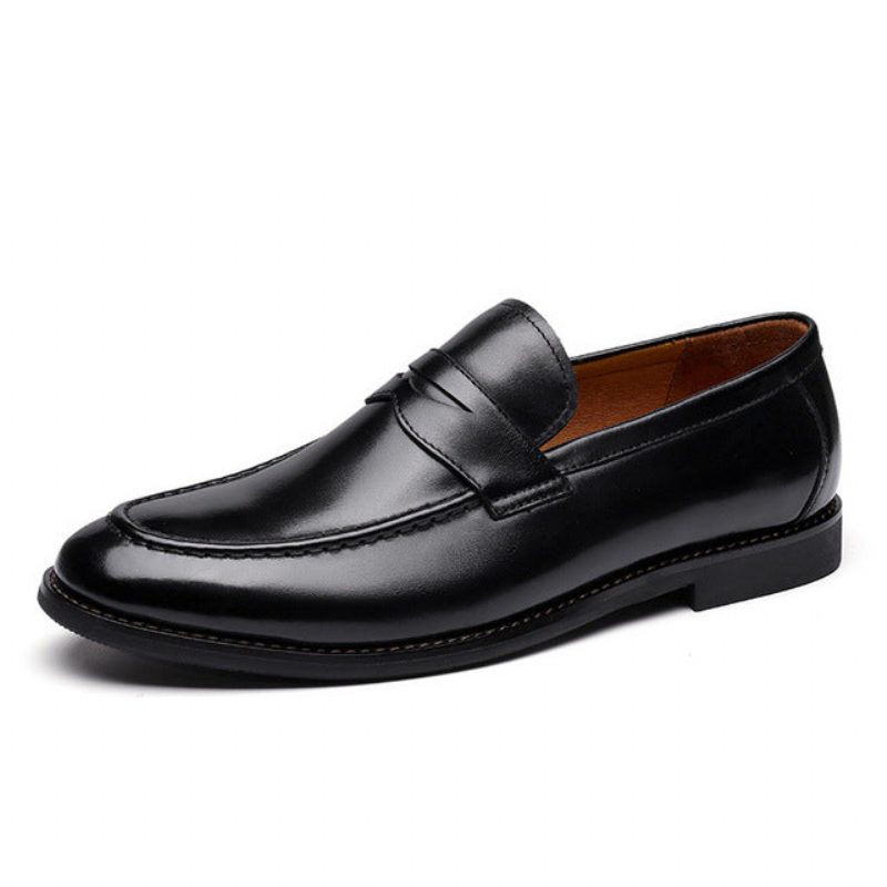 Mænds Formelle Sko Bryllup Loafer - Sort