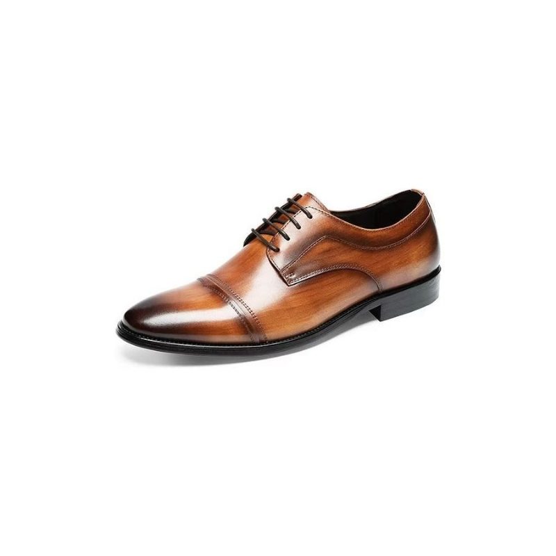 Mænds Formelle Sko Chic Derbies Dress - Kaffe