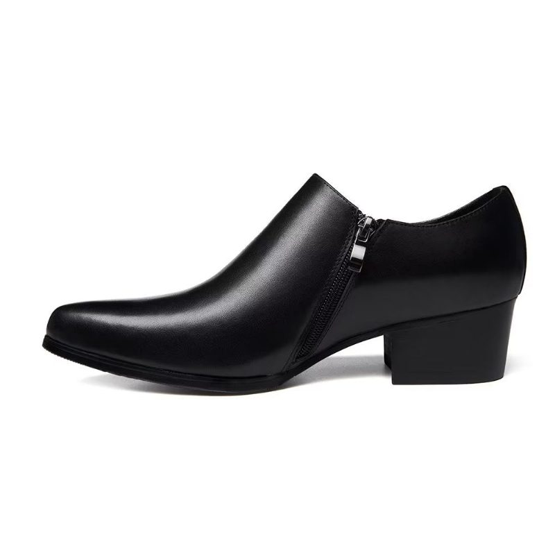 Mænds Formelle Sko Chic Spidstå Slip-on Kjole - Sort