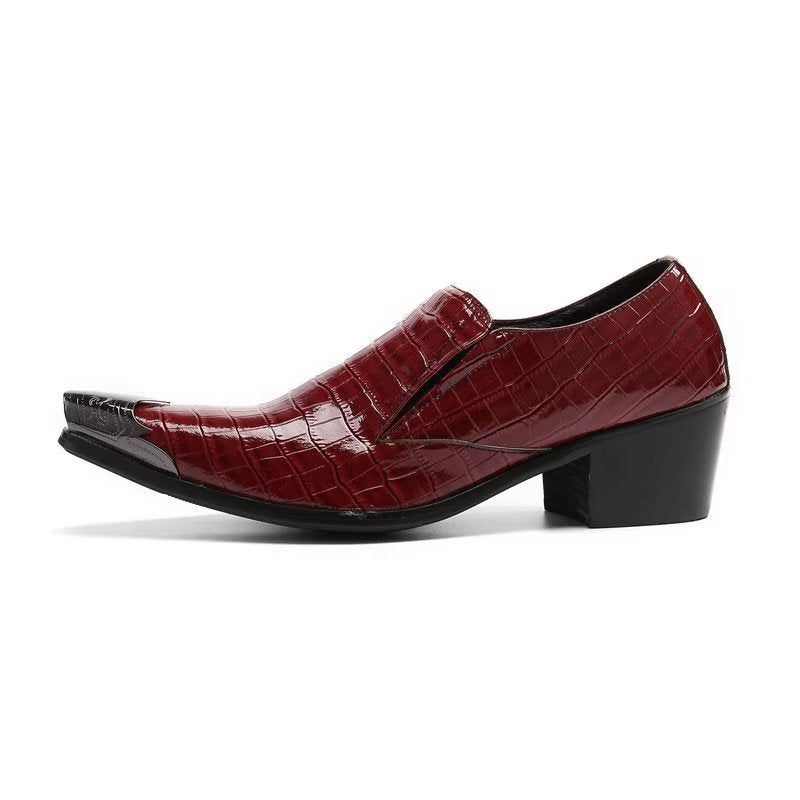 Mænds Formelle Sko Crocslip Elegant Dress - Rød