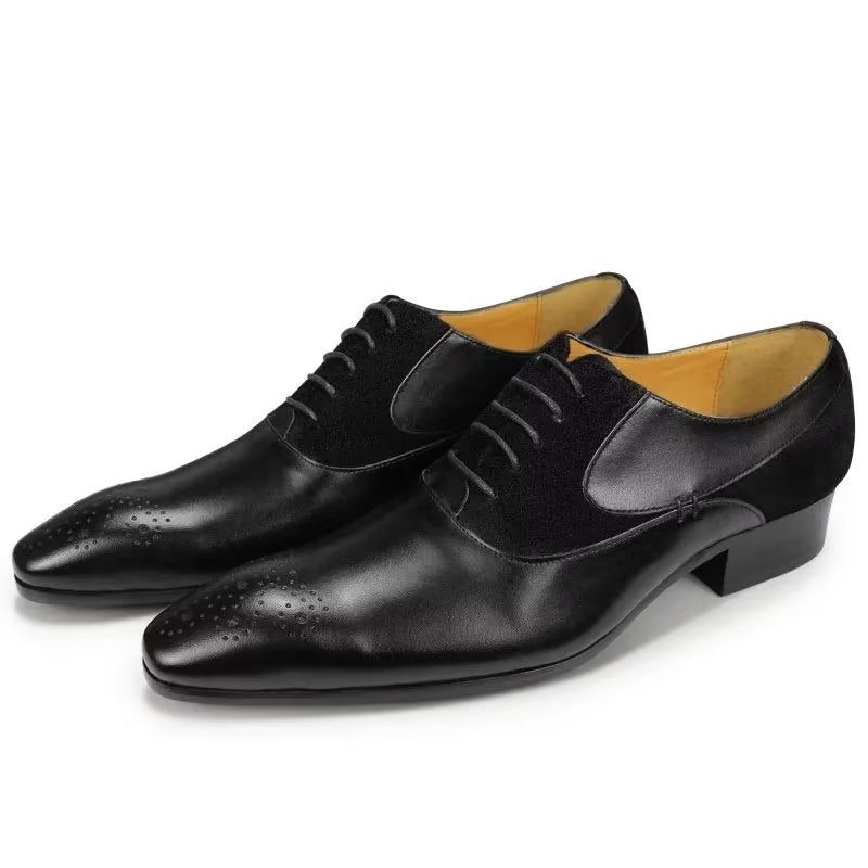 Mænds Formelle Sko Deluxe Nuptial Oxford Modishopulence Brogue Shoes - Sort