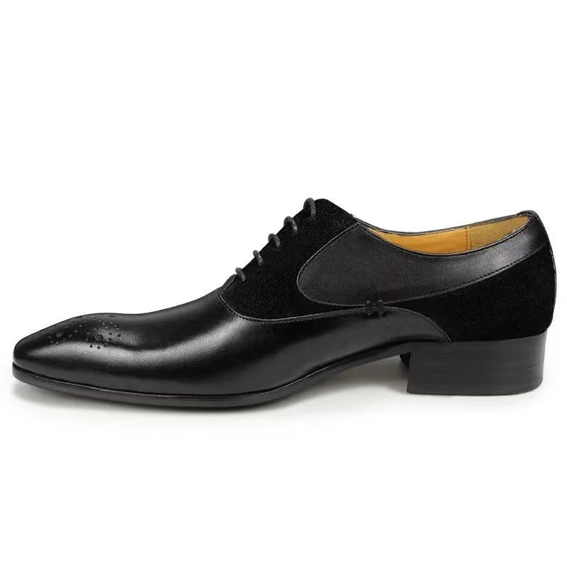 Mænds Formelle Sko Deluxe Nuptial Oxford Modishopulence Brogue Shoes - Sort