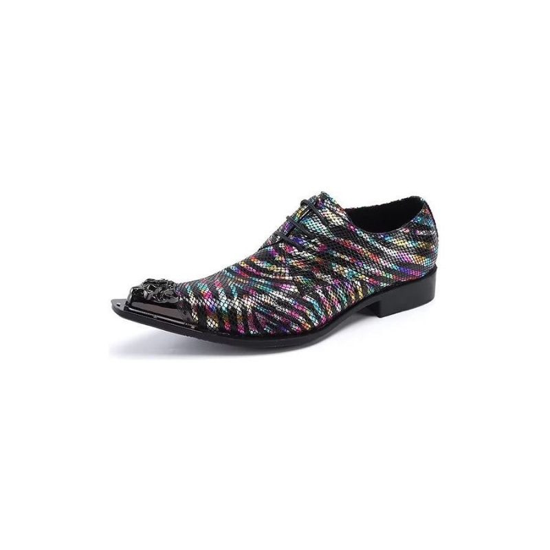 Mænds Formelle Sko Eksotisk Læder Elegance Slip-on Dress - Multi-Farve