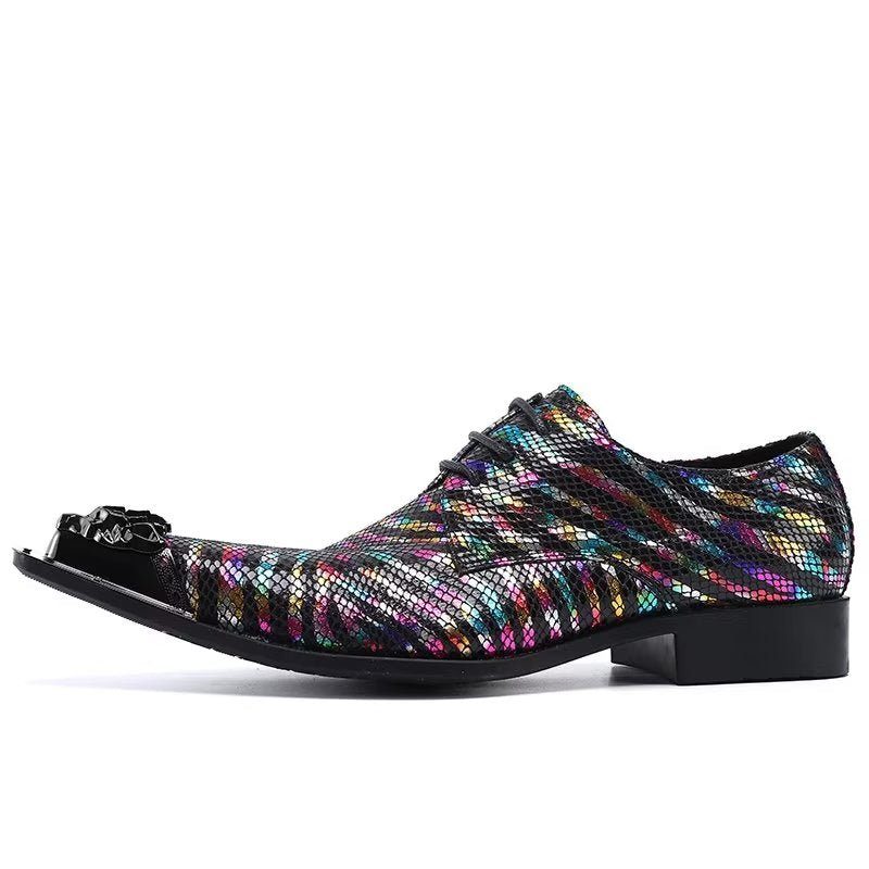 Mænds Formelle Sko Eksotisk Læder Elegance Slip-on Dress - Multi-Farve