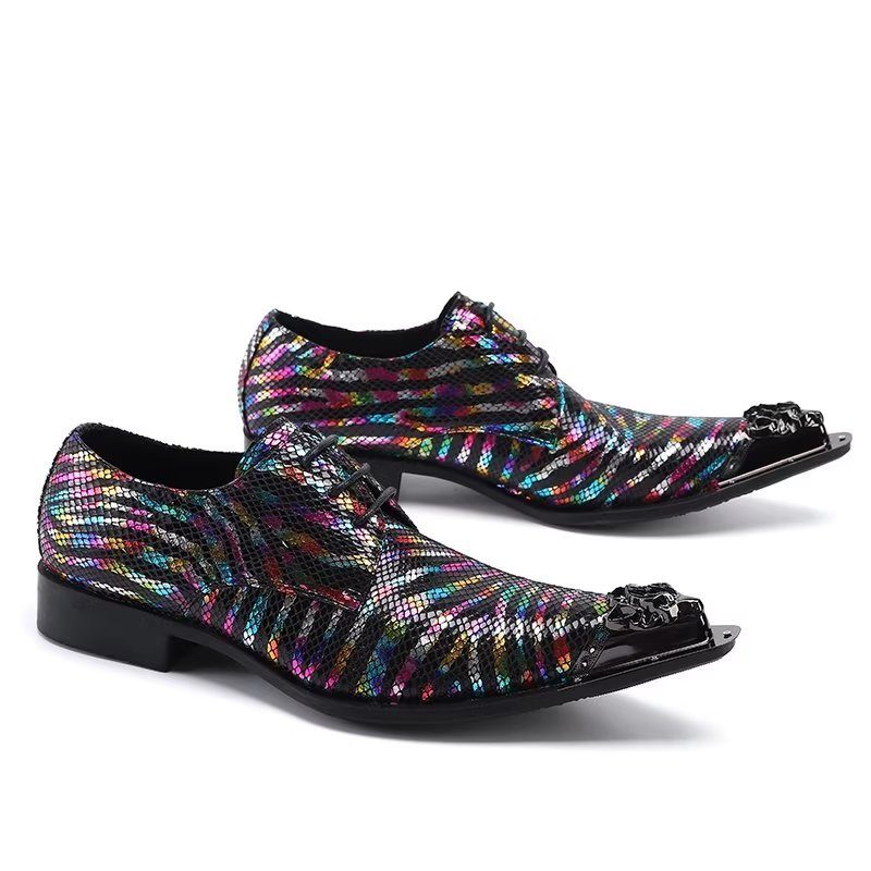 Mænds Formelle Sko Eksotisk Læder Elegance Slip-on Dress - Multi-Farve