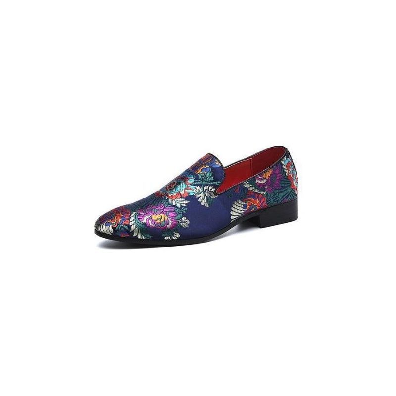 Mænds Formelle Sko Eksotiske Blomsterprint Slip-on Dress - Multi-Color 3