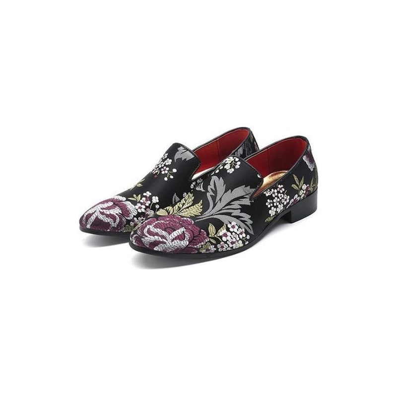 Mænds Formelle Sko Eksotiske Blomsterprint Slip-on Dress