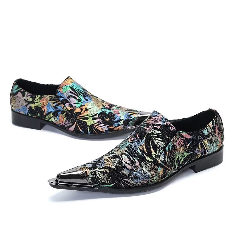 Mænds Formelle Sko Eksotiske Slip-on Dress - Flerfarvet