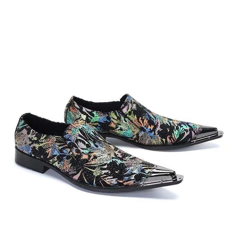 Mænds Formelle Sko Eksotiske Slip-on Dress - Flerfarvet