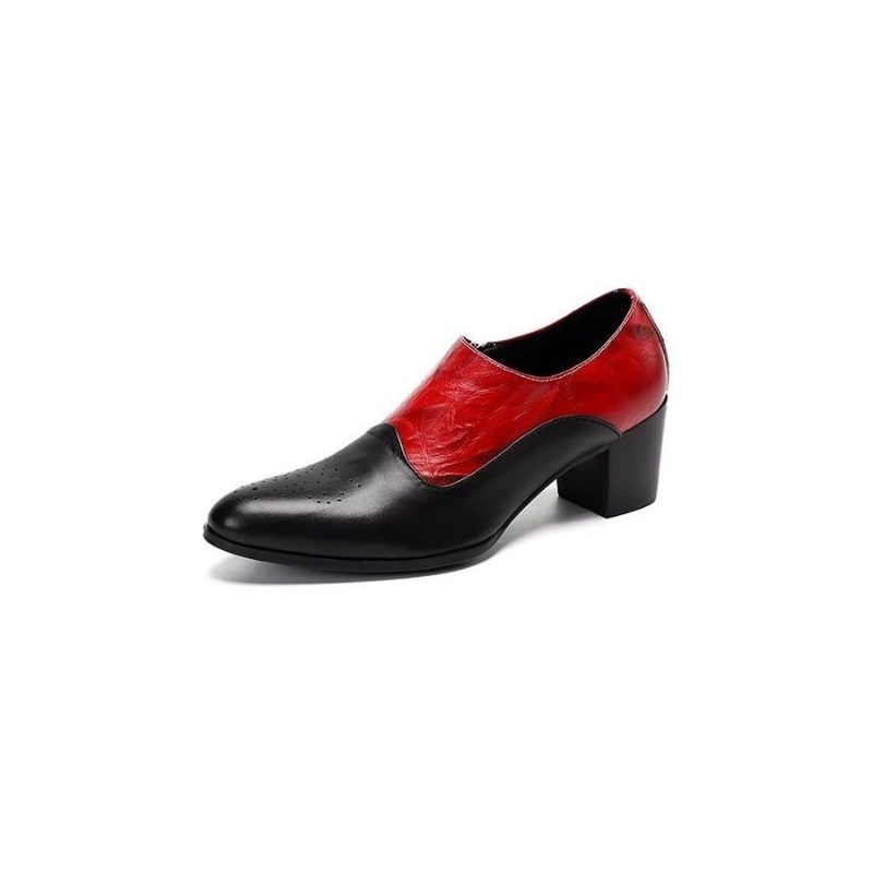 Mænds Formelle Sko Elegante Slip-on Kjole - Rød