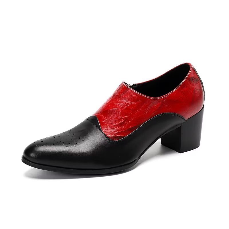 Mænds Formelle Sko Elegante Slip-on Kjole - Rød