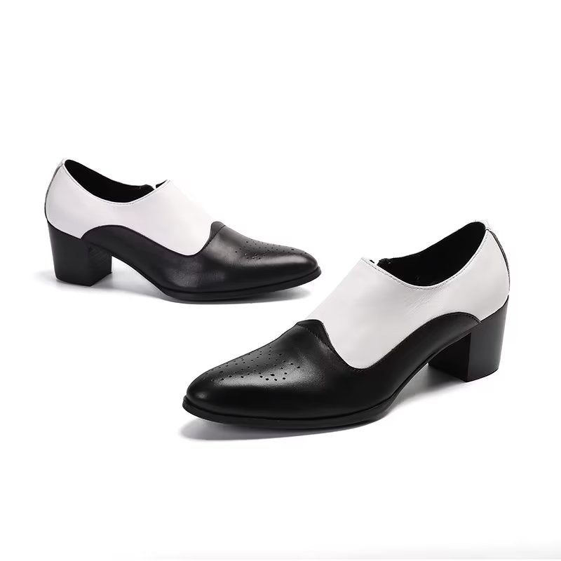 Mænds Formelle Sko Elegante Slip-on Kjole - Sort