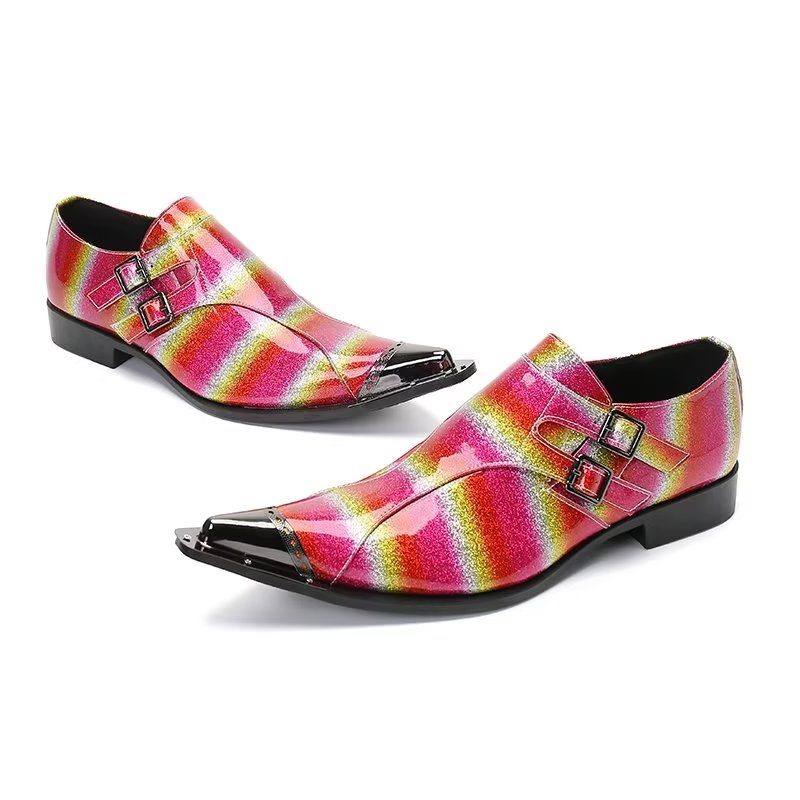 Mænds Formelle Sko Exotic Monkstrap Smart Dress - Multi-Color 1