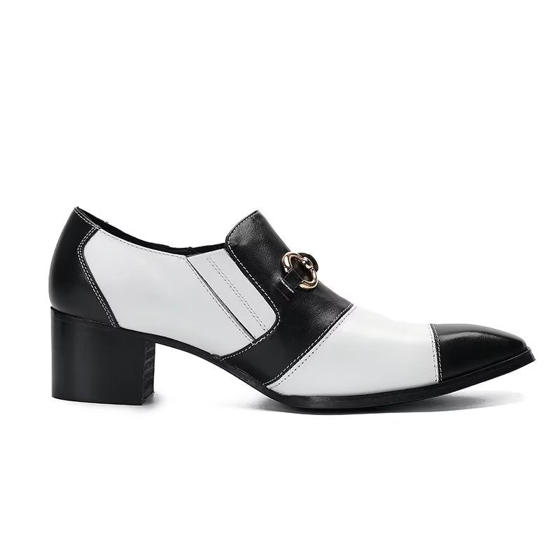 Mænds Formelle Sko Kolæder Slip-on Dress - Sort