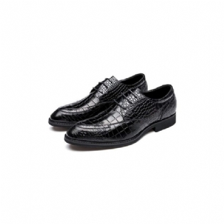 Mænds Formelle Sko Luksus Crocgloss Classic Brogue Dress