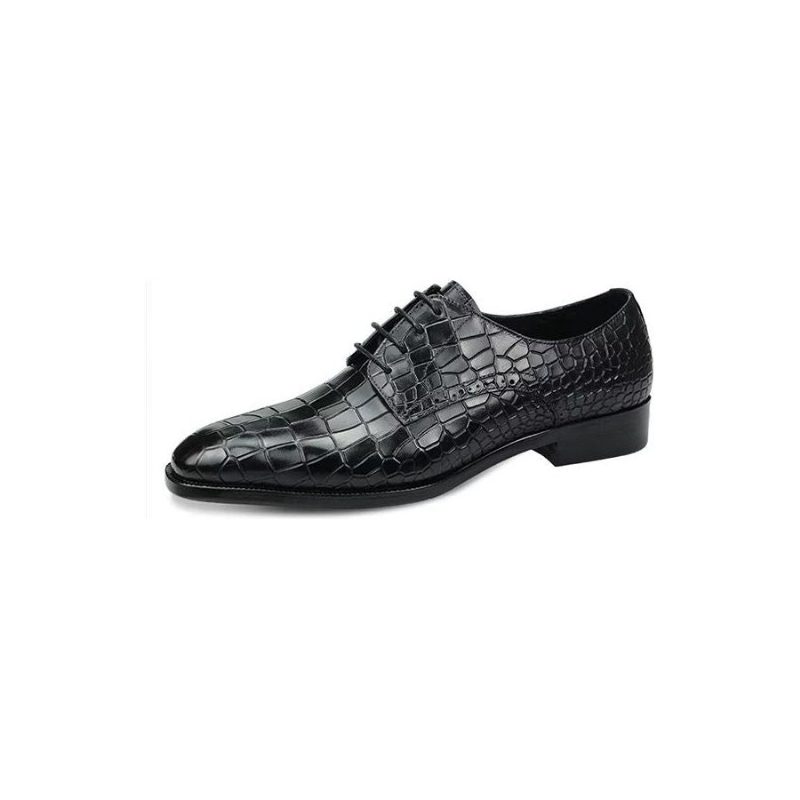 Mænds Formelle Sko Luksus Elegante Brogue-sko I Krokodillelæder