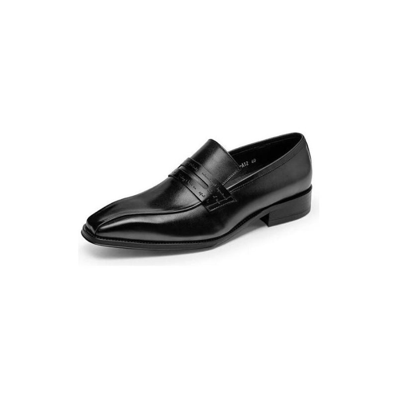 Mænds Formelle Sko Luksus Ko Læder Slip-on - Sort