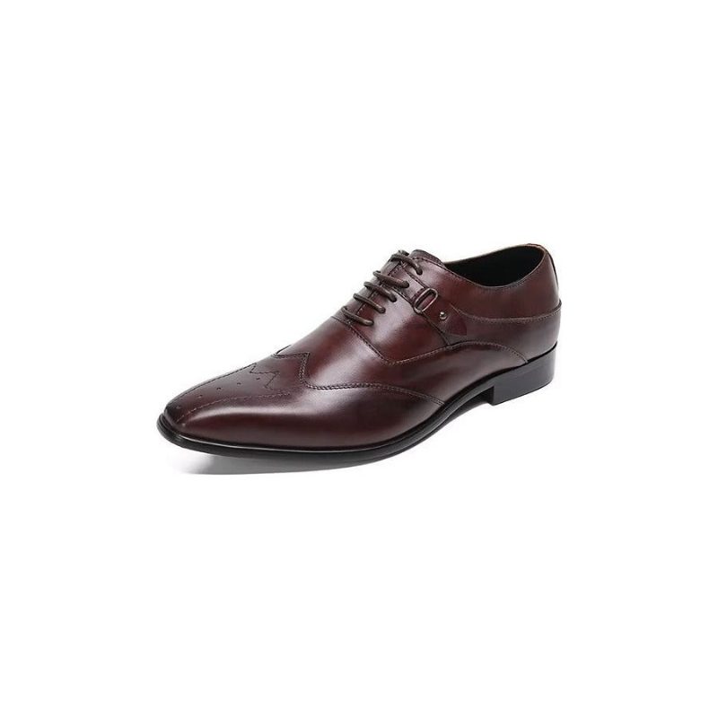 Mænds Formelle Sko Luksus Square Toe Oxford Dress