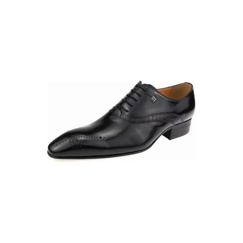 Mænds Formelle Sko Modish Bryllup Brogues - Sort