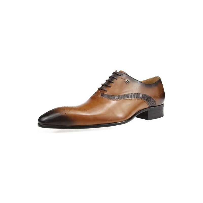 Mænds Formelle Sko Modish Bryllup Brogues - Brun